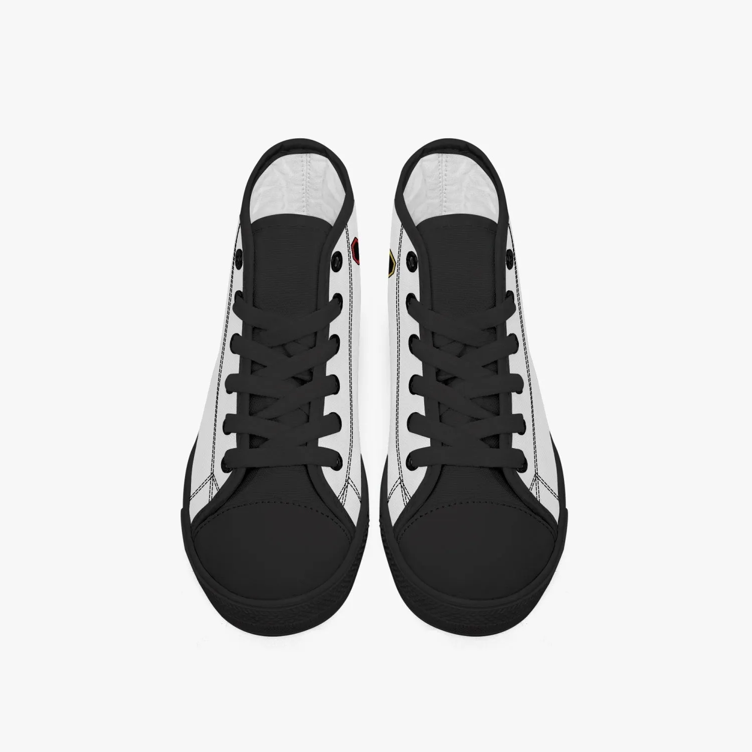 1865 Kid’s High-Top Canvas Shoes-Black