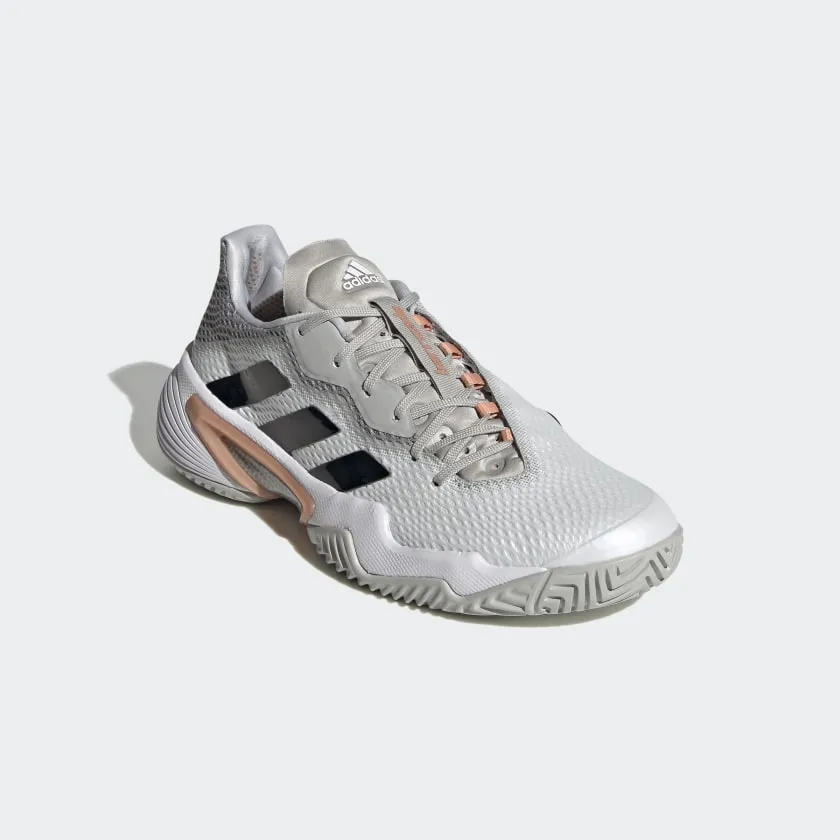 adidas BARRICADE Tennis Shoes | Grey-Blush | Women's