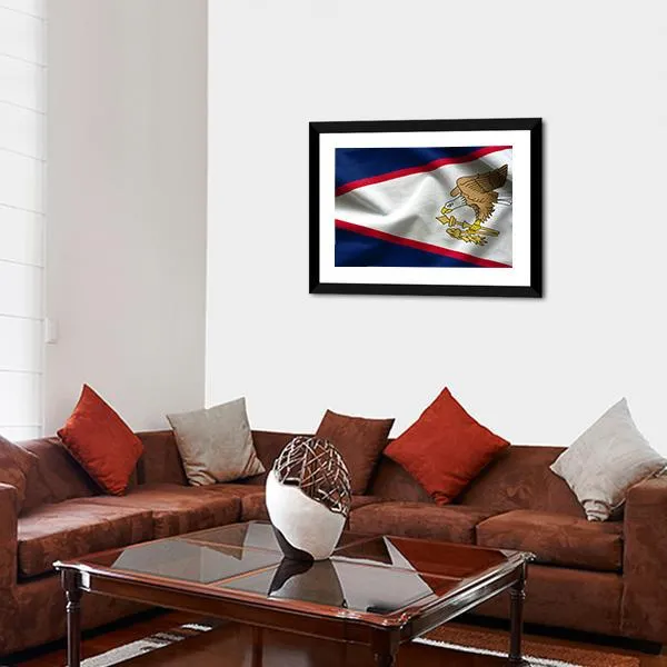 American Samoa Flag Canvas Wall Art