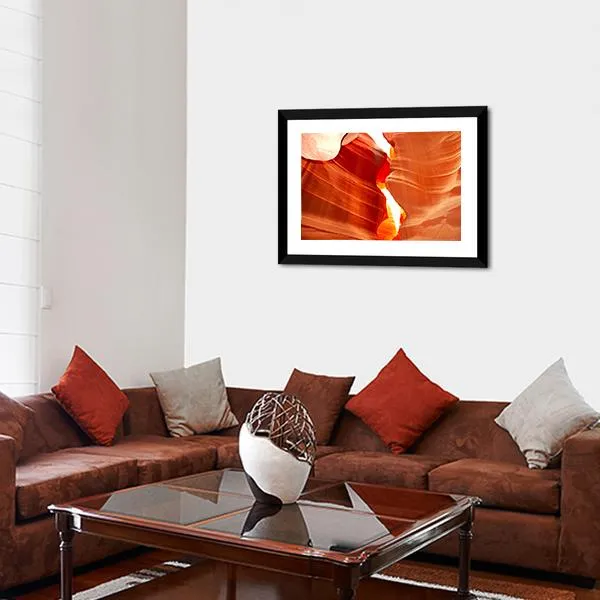 Antelop Canyon In Arizona Canvas Wall Art