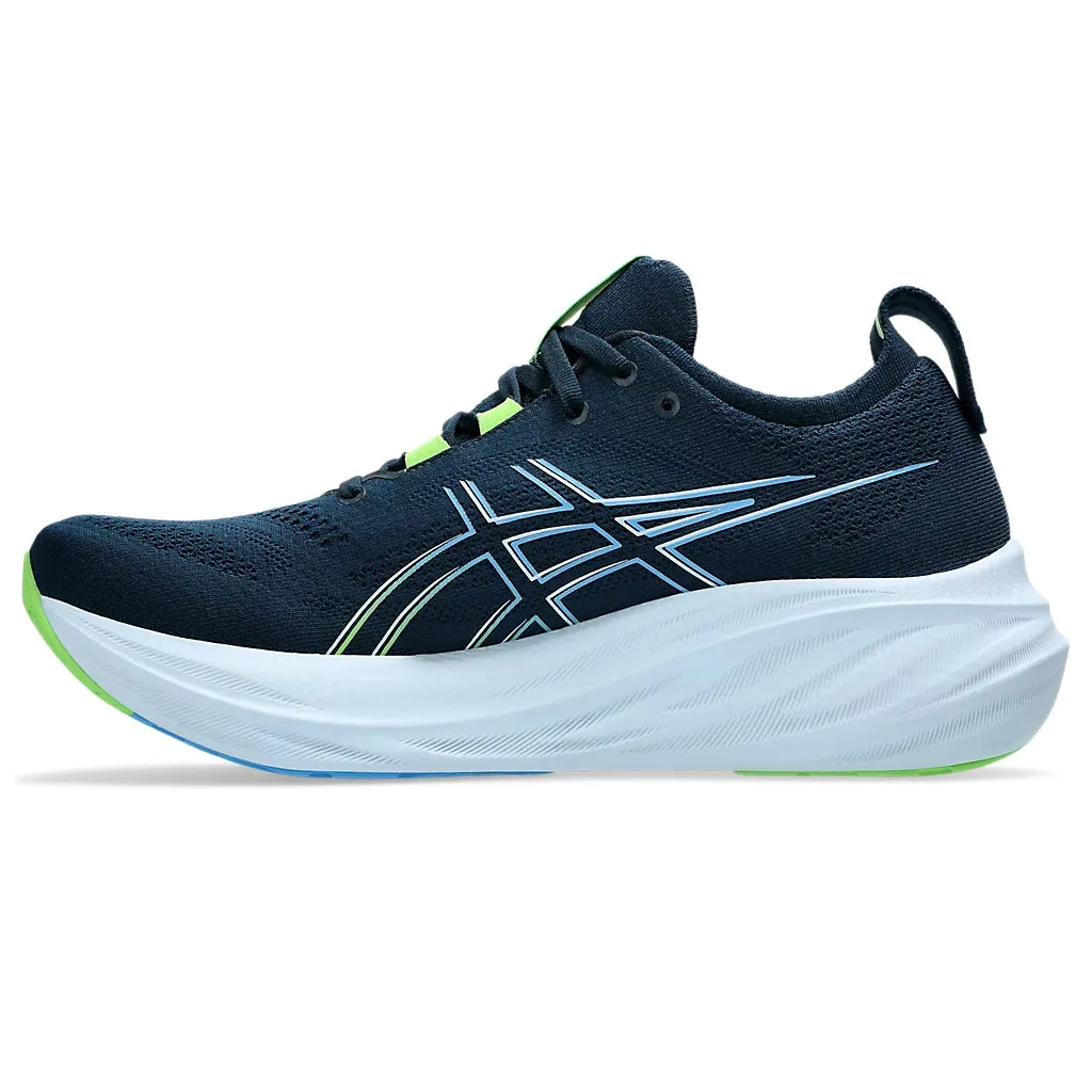 Asics Men's Gel-Nimbus 26 Running Shoes French Blue / Electric Lime