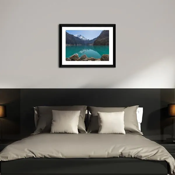 Attabad Lake In Gilgit  Pakistan Canvas Wall Art