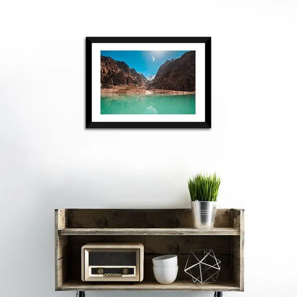 Attabad Lake  Pakistan Canvas Wall Art
