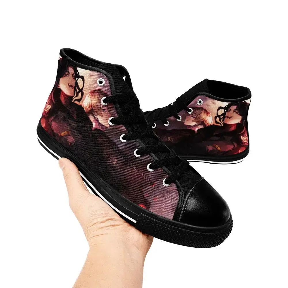 Baji Keisuke Chifuyu Tokyo Revengers Shoes High Tops Sneakers for Kids and Adults