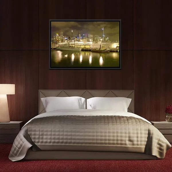 Battleship HMAS Vampire Canvas Wall Art