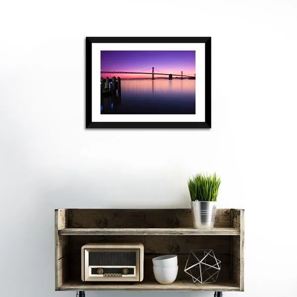 Beautiful Bay Bridge Canvas Wall Art