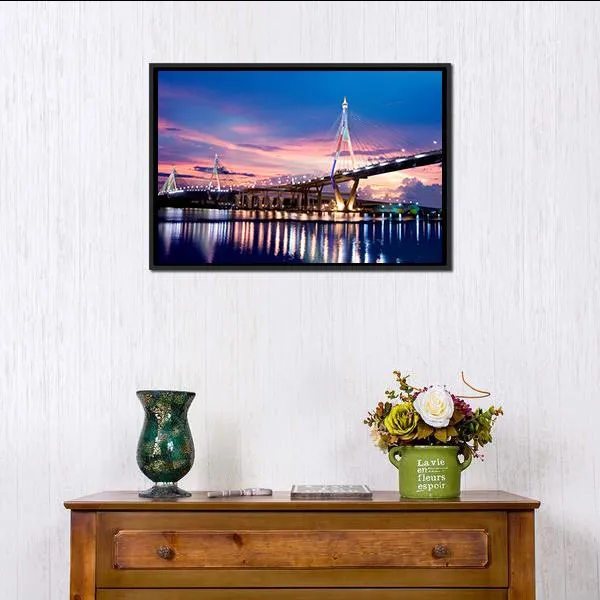 Bhumibol Bridge Canvas Wall Art
