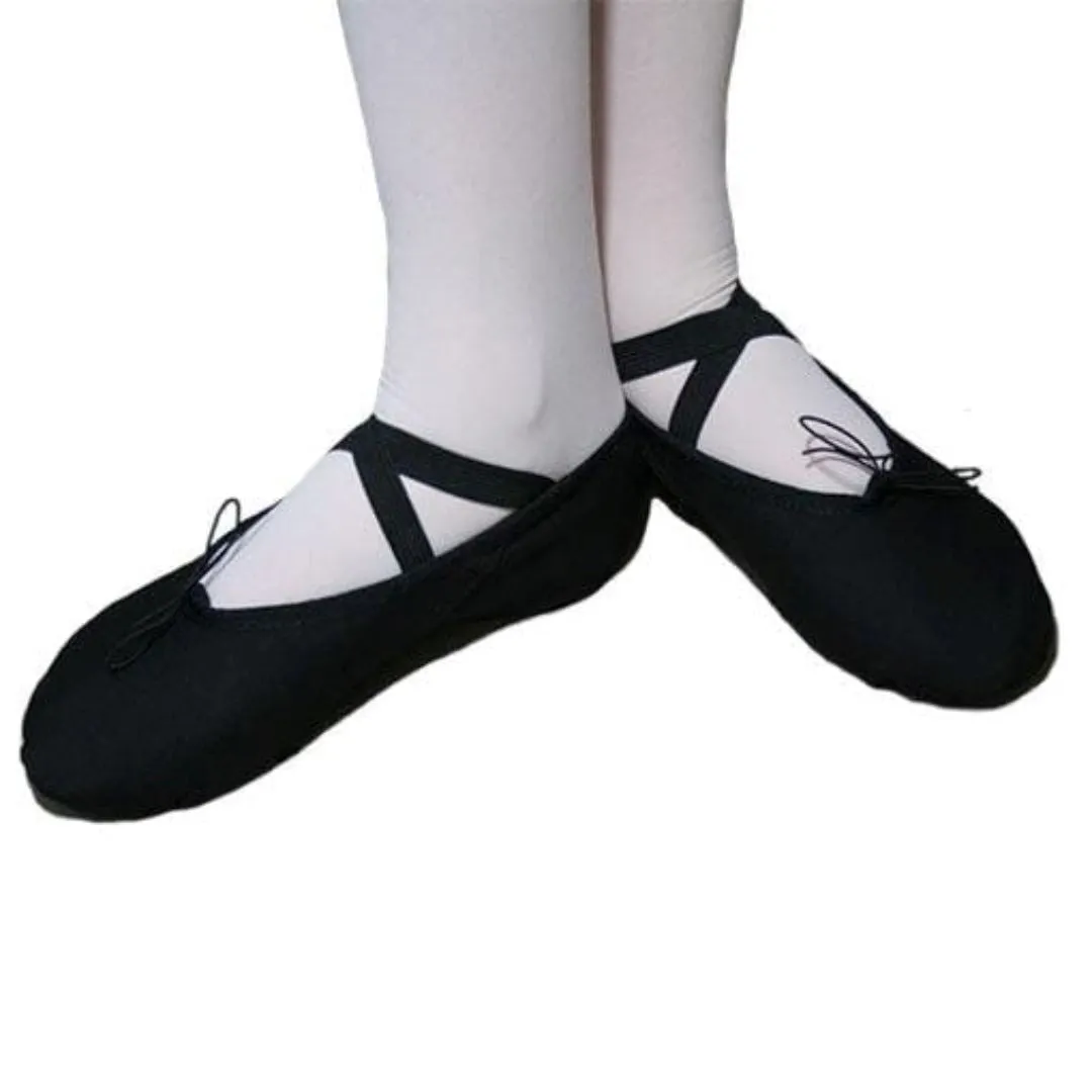 Black Red Rain Canvas Shoes