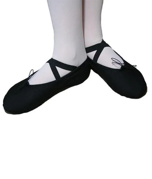 Black Red Rain Canvas Shoes