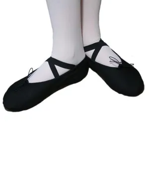 Black Red Rain Canvas Shoes