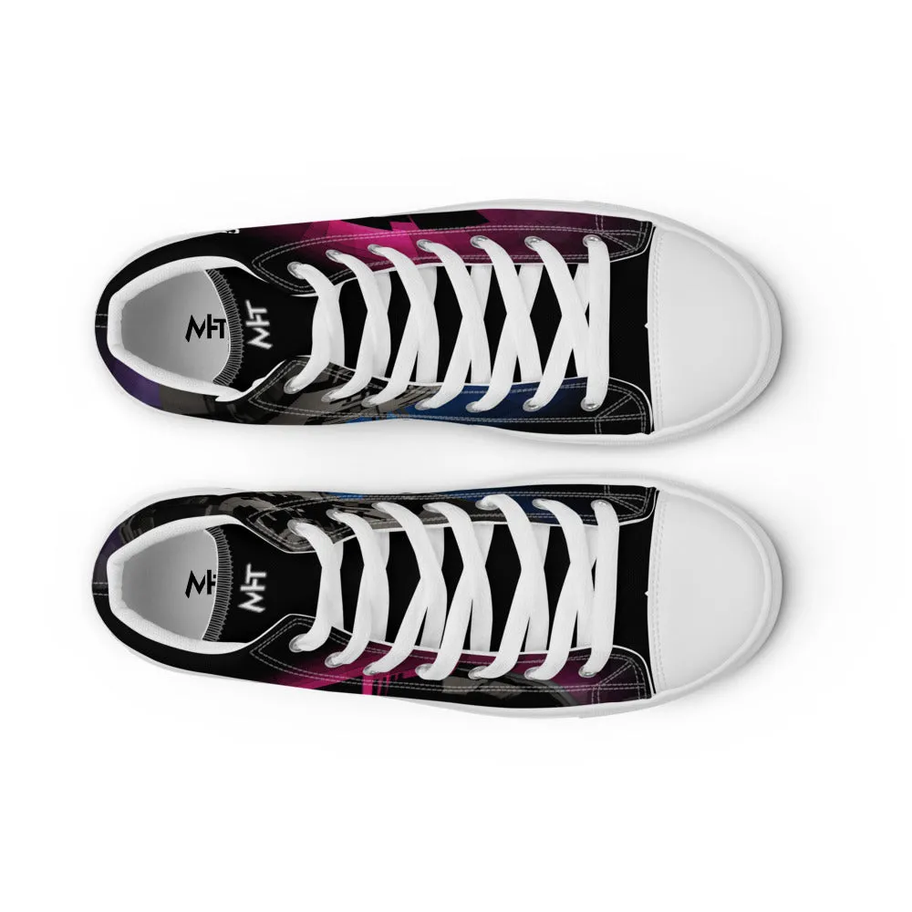 CyberArms - Men’s high top canvas shoes