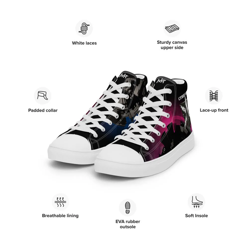 CyberArms - Men’s high top canvas shoes