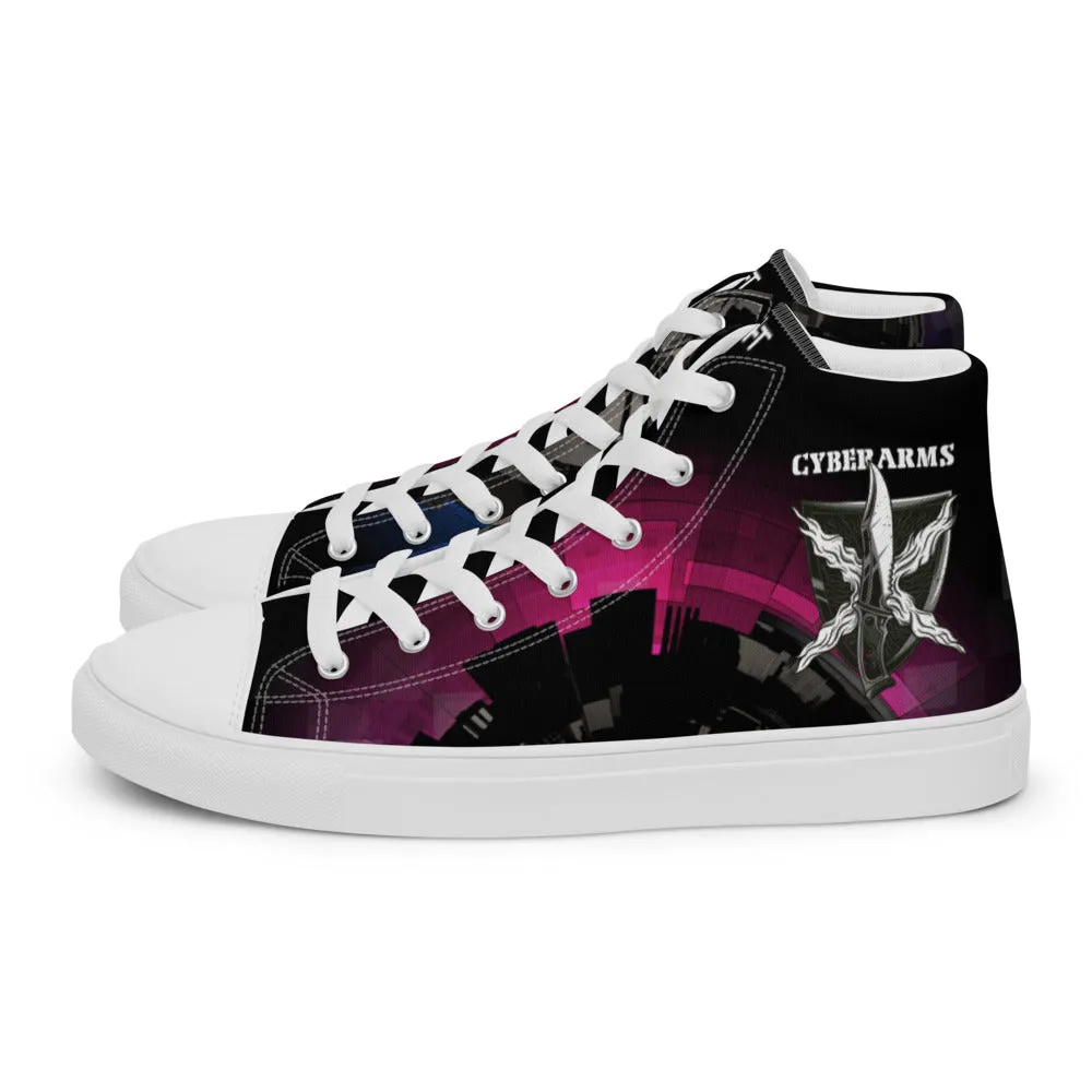 CyberArms - Men’s high top canvas shoes