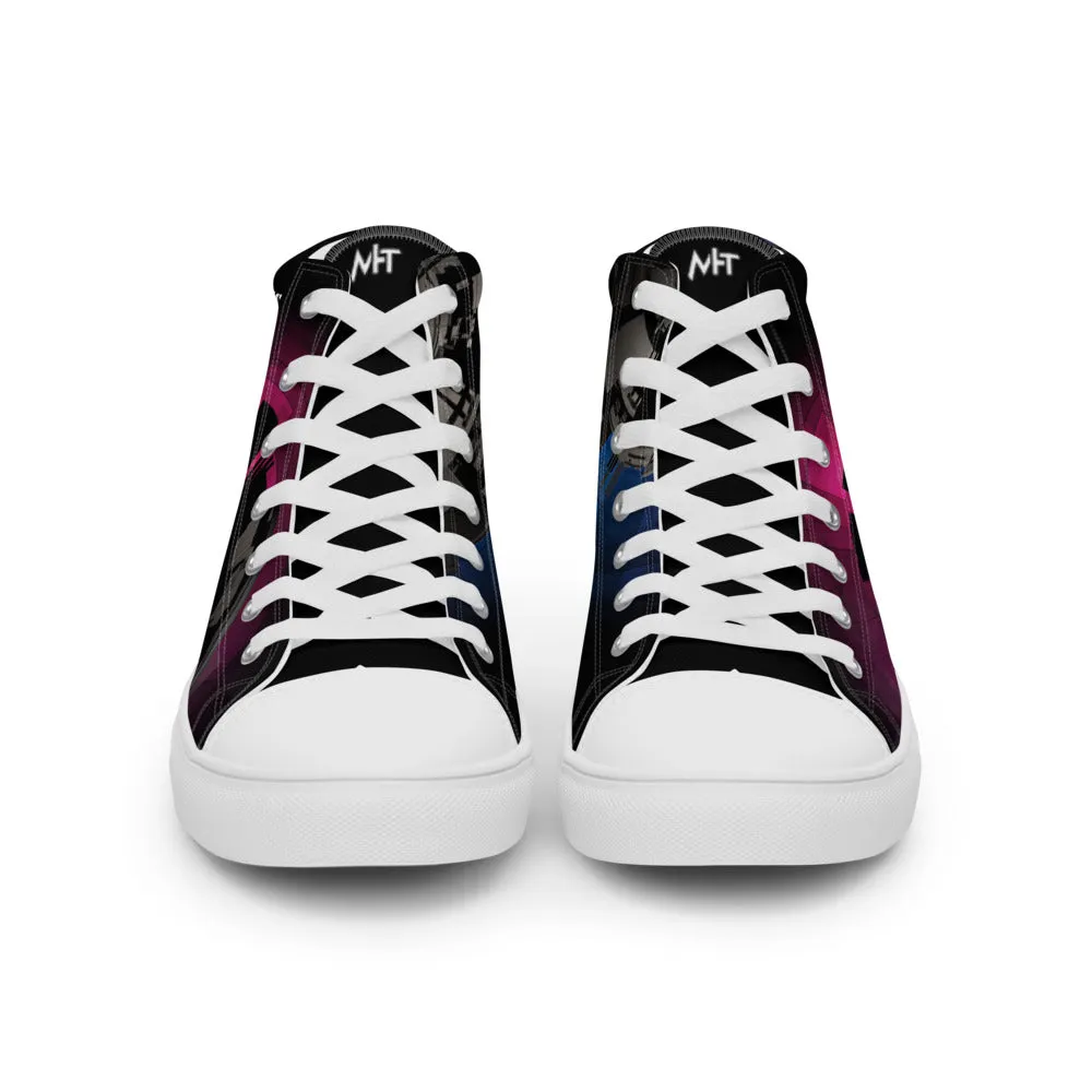 CyberArms - Men’s high top canvas shoes