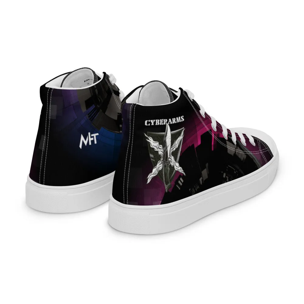 CyberArms - Men’s high top canvas shoes