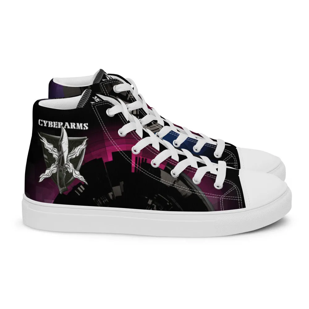CyberArms - Men’s high top canvas shoes
