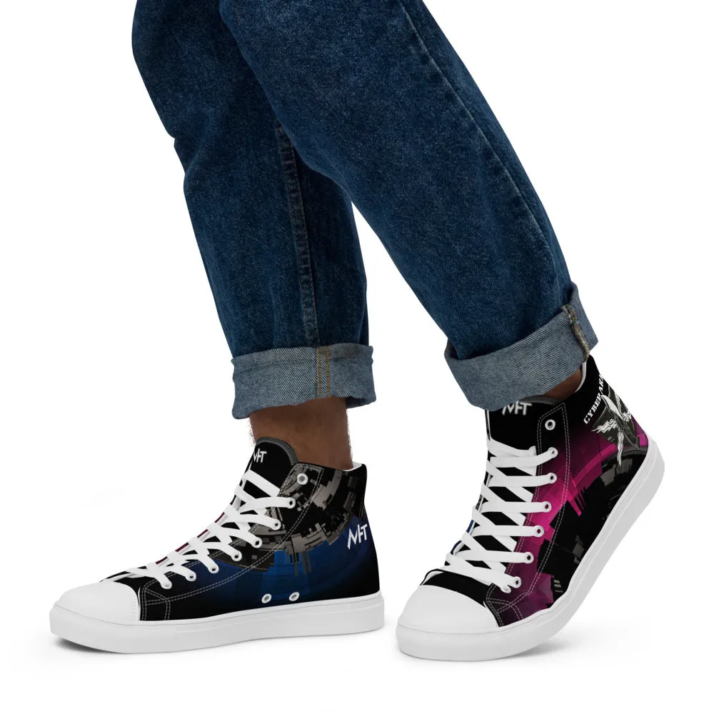 CyberArms - Men’s high top canvas shoes