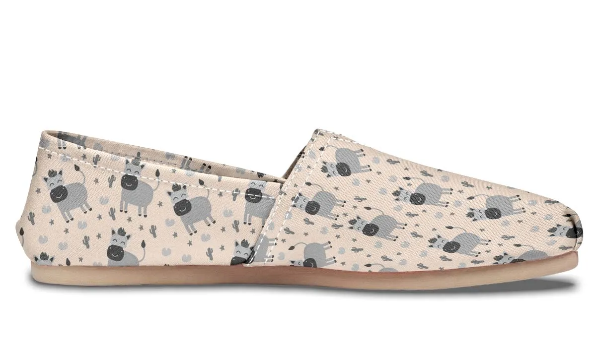 Donkey Pattern Casual Shoes