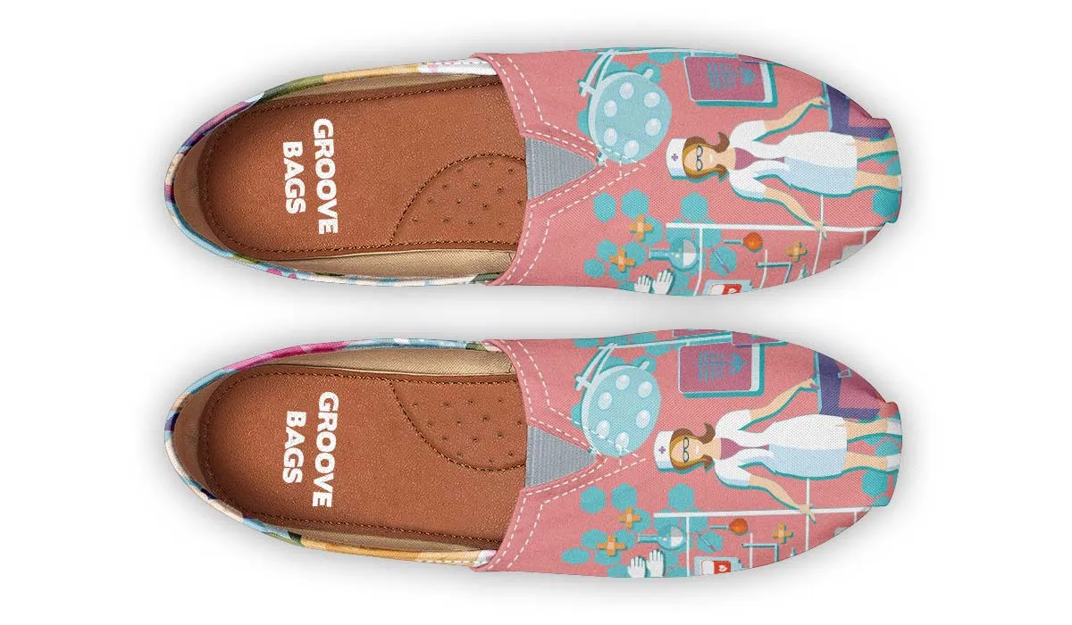 Floral Nurse Casual Shoes