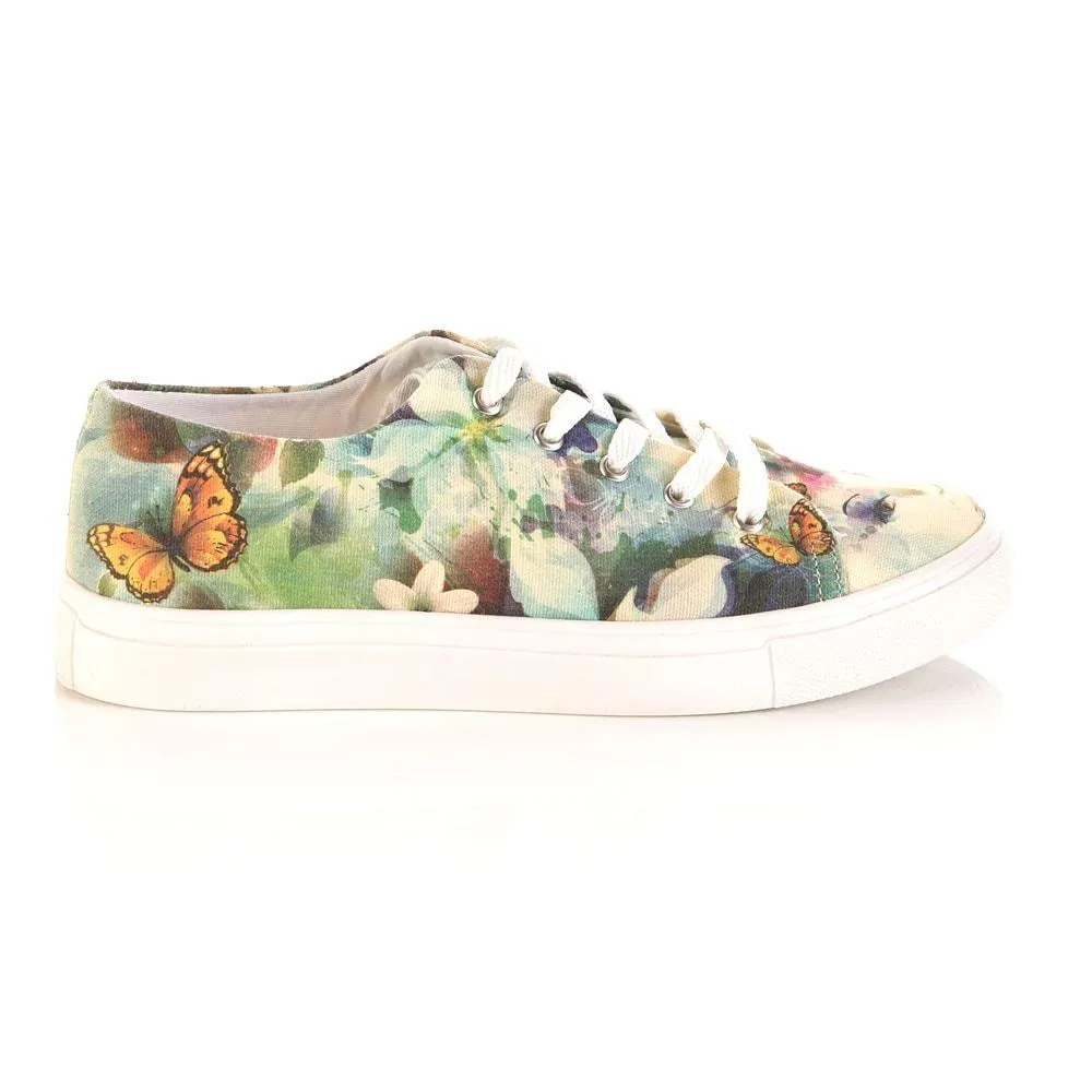 Flower Woman Slip on Sneakers Shoes SPR5409