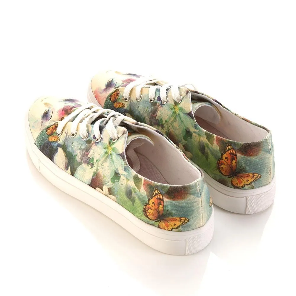 Flower Woman Slip on Sneakers Shoes SPR5409