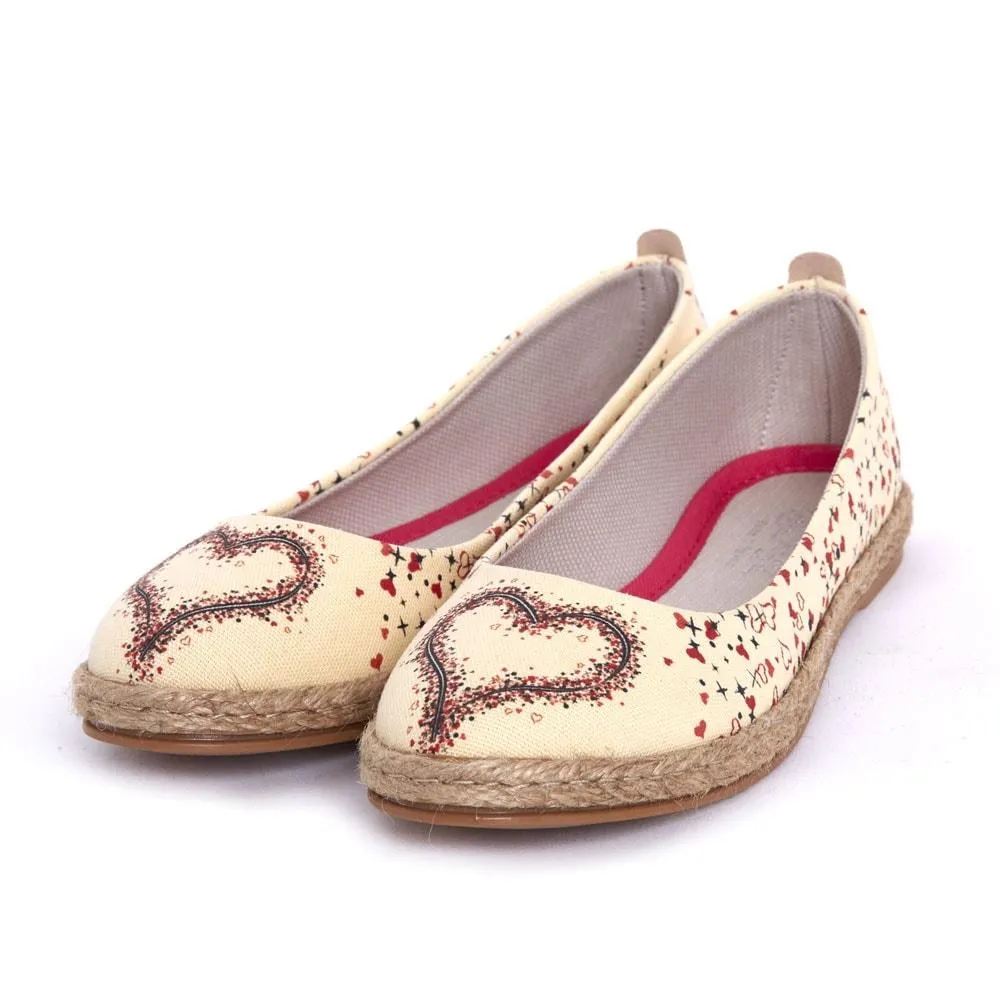 Heart Ballerinas Shoes FBR1186