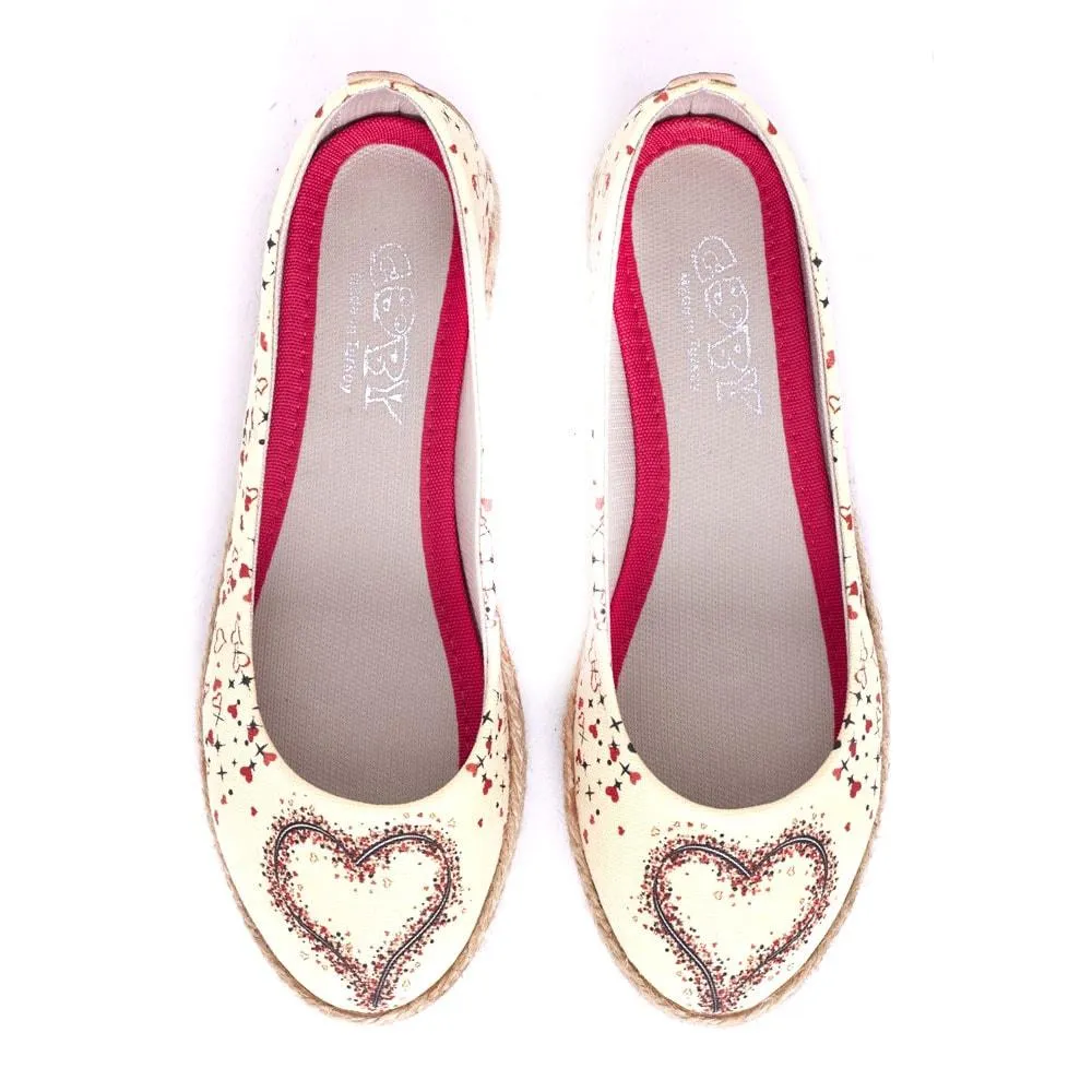 Heart Ballerinas Shoes FBR1186