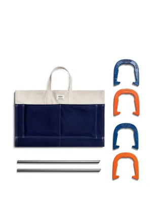 Horseshoes In Canvas Tote
