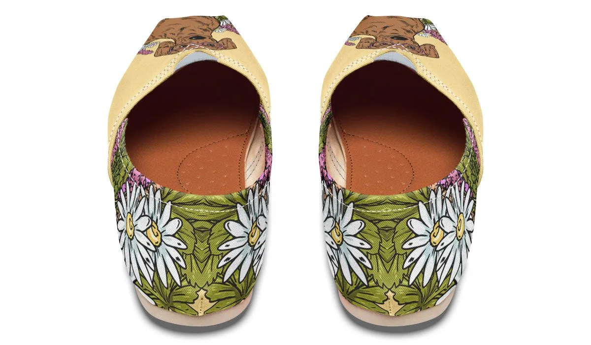 Illustrated Dachshund Casual Shoes