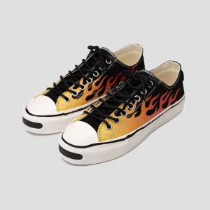 JOEY FIRE PATTERN VULCANIZED SNEAKERS