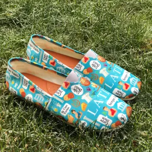 Latin Phrases Casual Shoes
