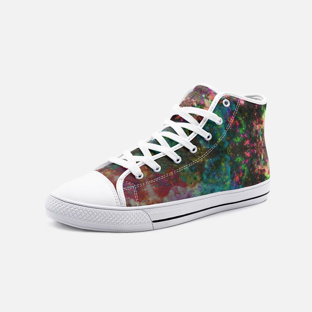 Lucid Psychedelic Canvas High-Tops