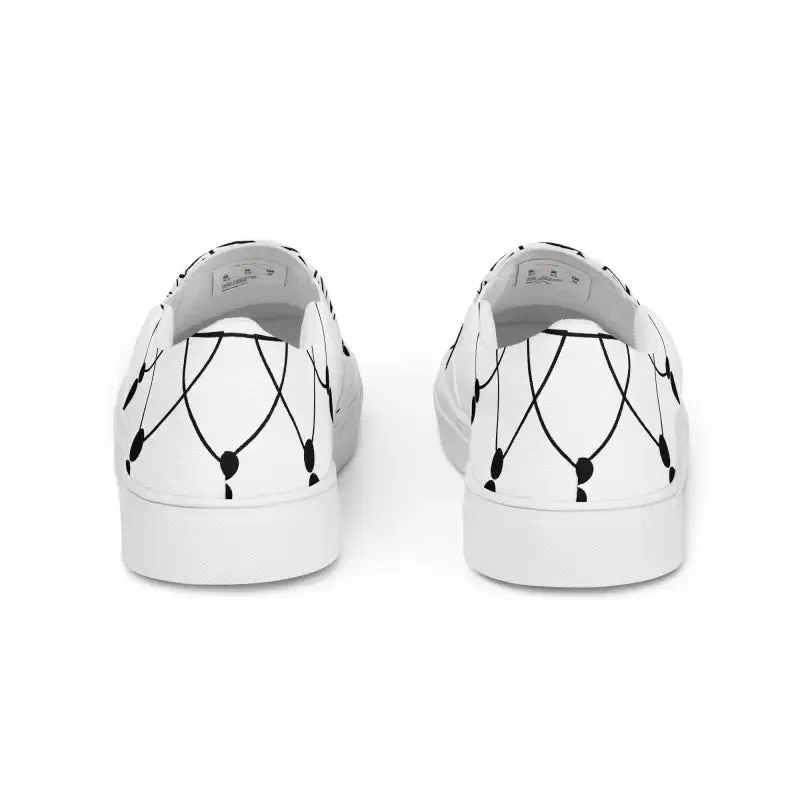 Mandal Pattern Canvas Shoes Womens Slip