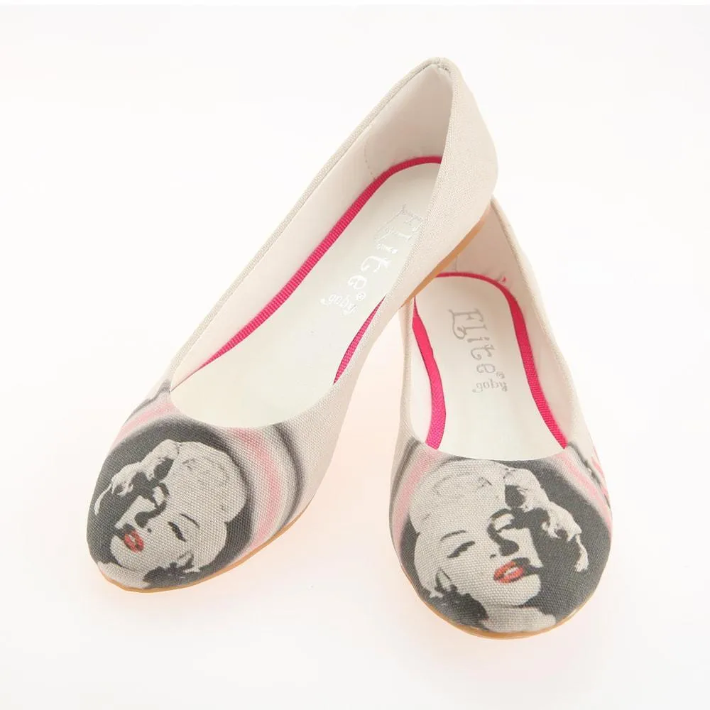 Marilyn Monroe Ballerinas Shoes 1113
