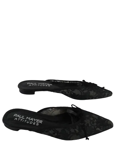 Paul Meyer Attitudes Shoes 10B Black Canvas SKU 000279-12