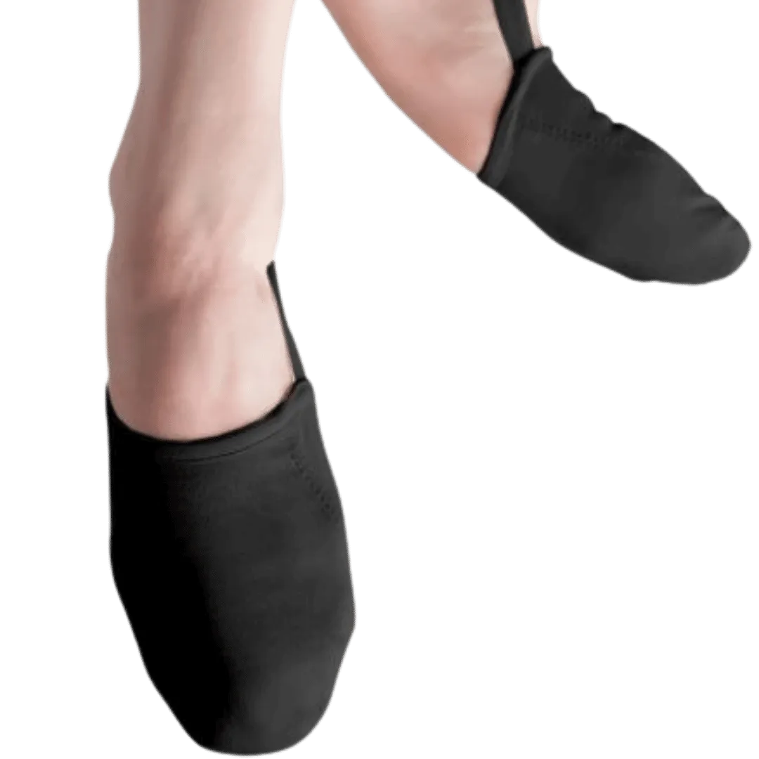 "Bullet" Half Ballet Soles -Sand & Black