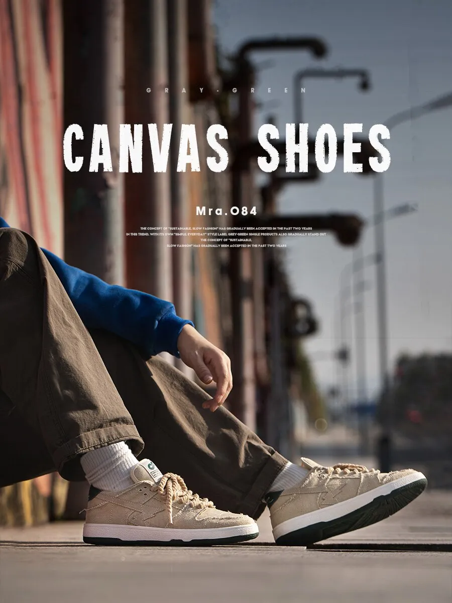 Retro Canvas Skateboard Shoes