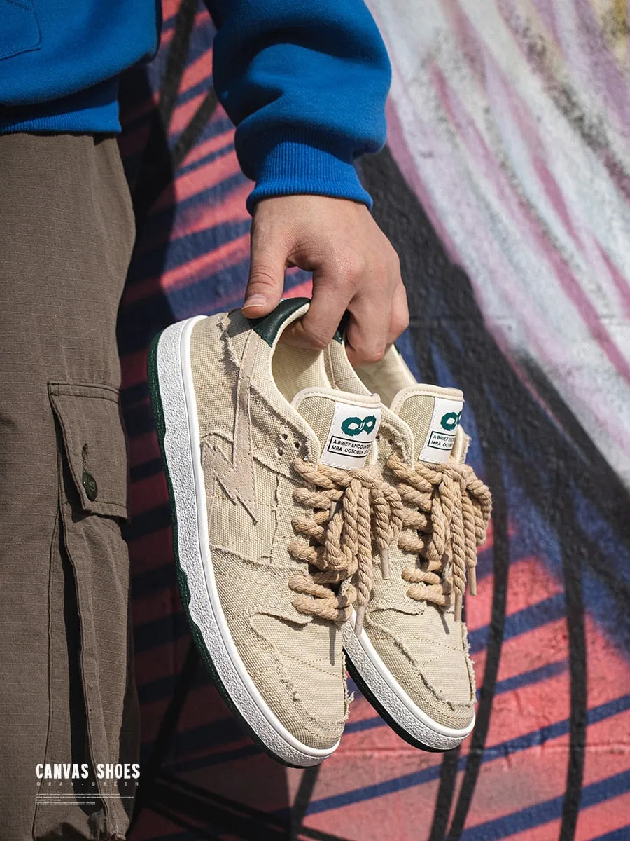 Retro Canvas Skateboard Shoes