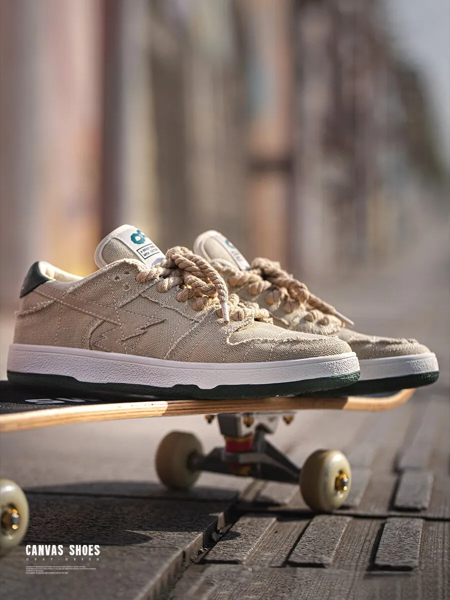 Retro Canvas Skateboard Shoes