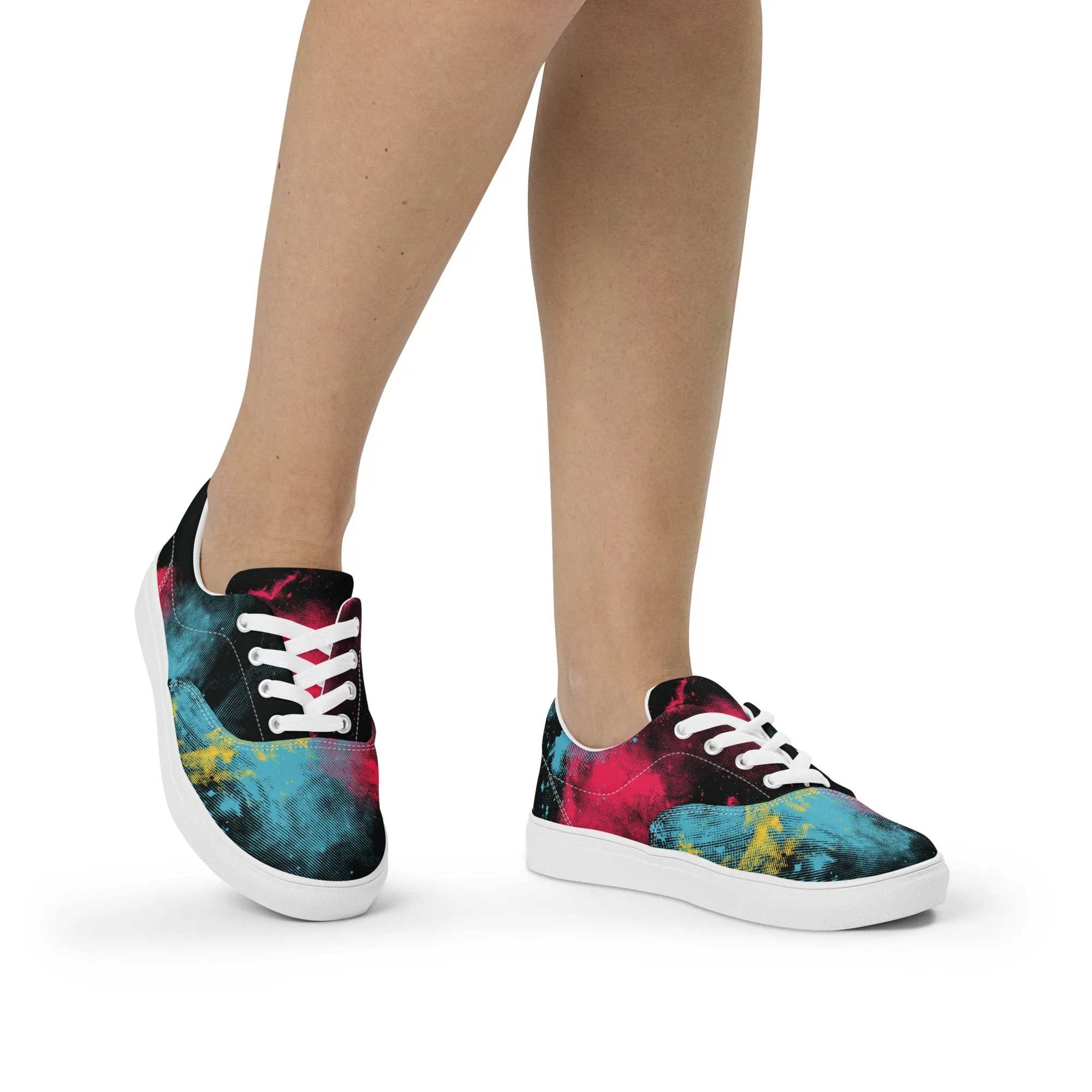 STARBURST Women’s Lace-Up Canvas Shoes