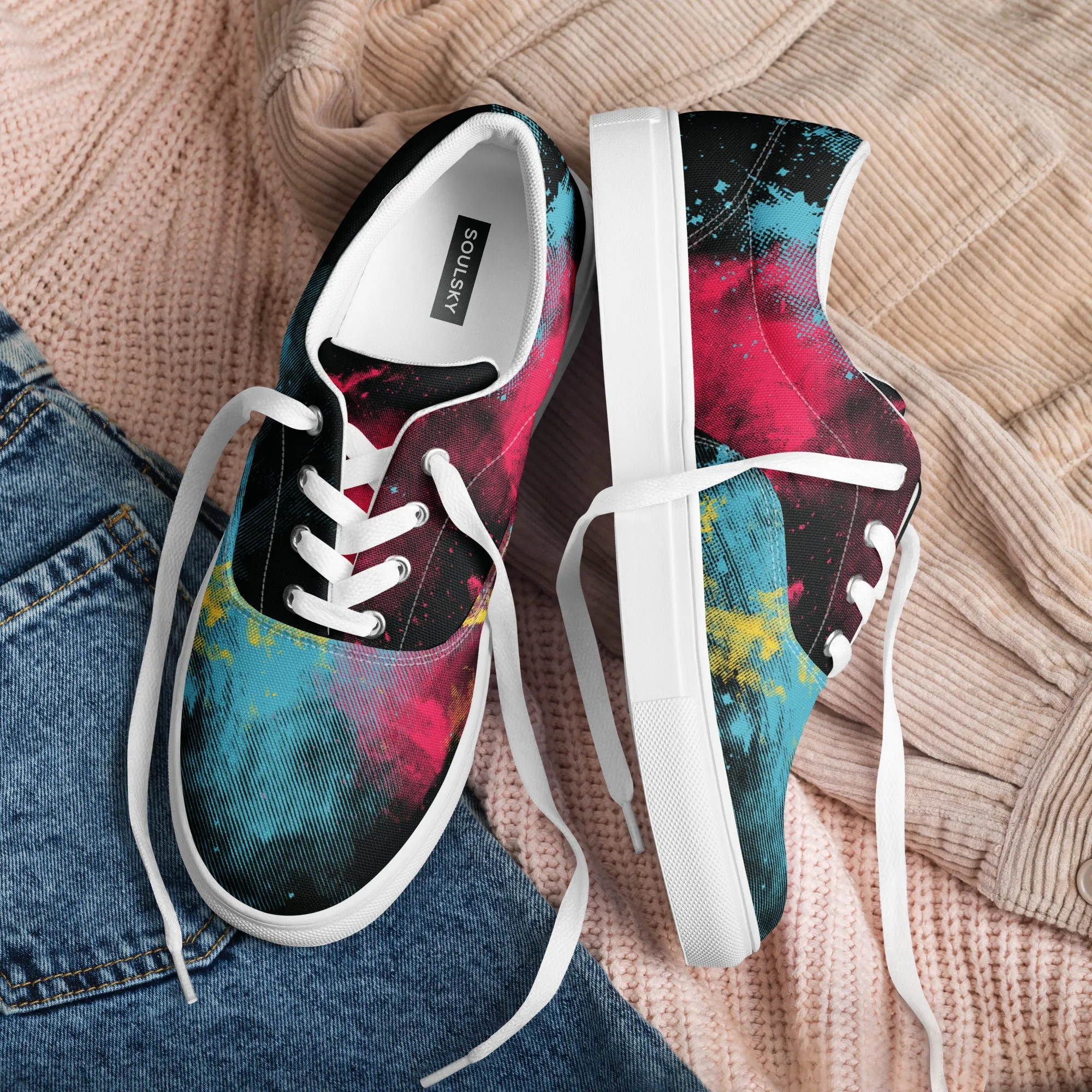 STARBURST Women’s Lace-Up Canvas Shoes