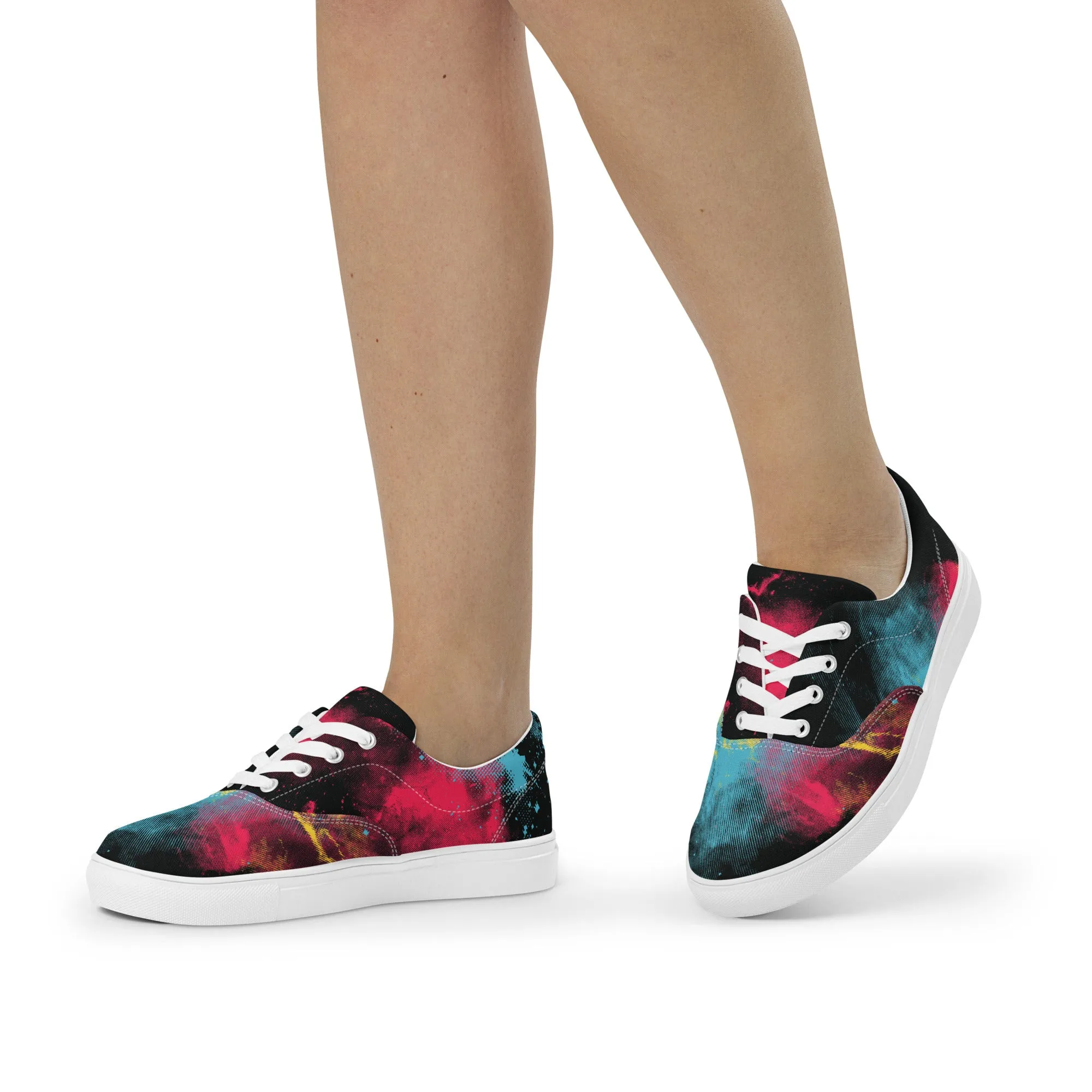 STARBURST Women’s Lace-Up Canvas Shoes