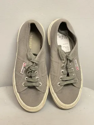 Superga Child Shoe Size 6.5 Gray Canvas Shoes