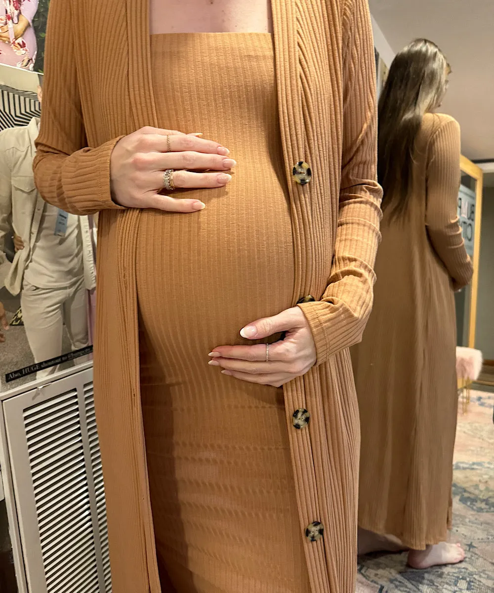 The Brynne Bodycon Set (Taupe)