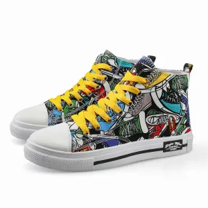 Unisex Cartoon Animation Canvas Vulcanize Shoes
