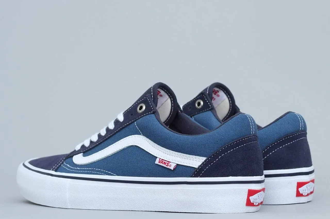 Vans Old Skool Pro Shoes Navy / STV Navy / White