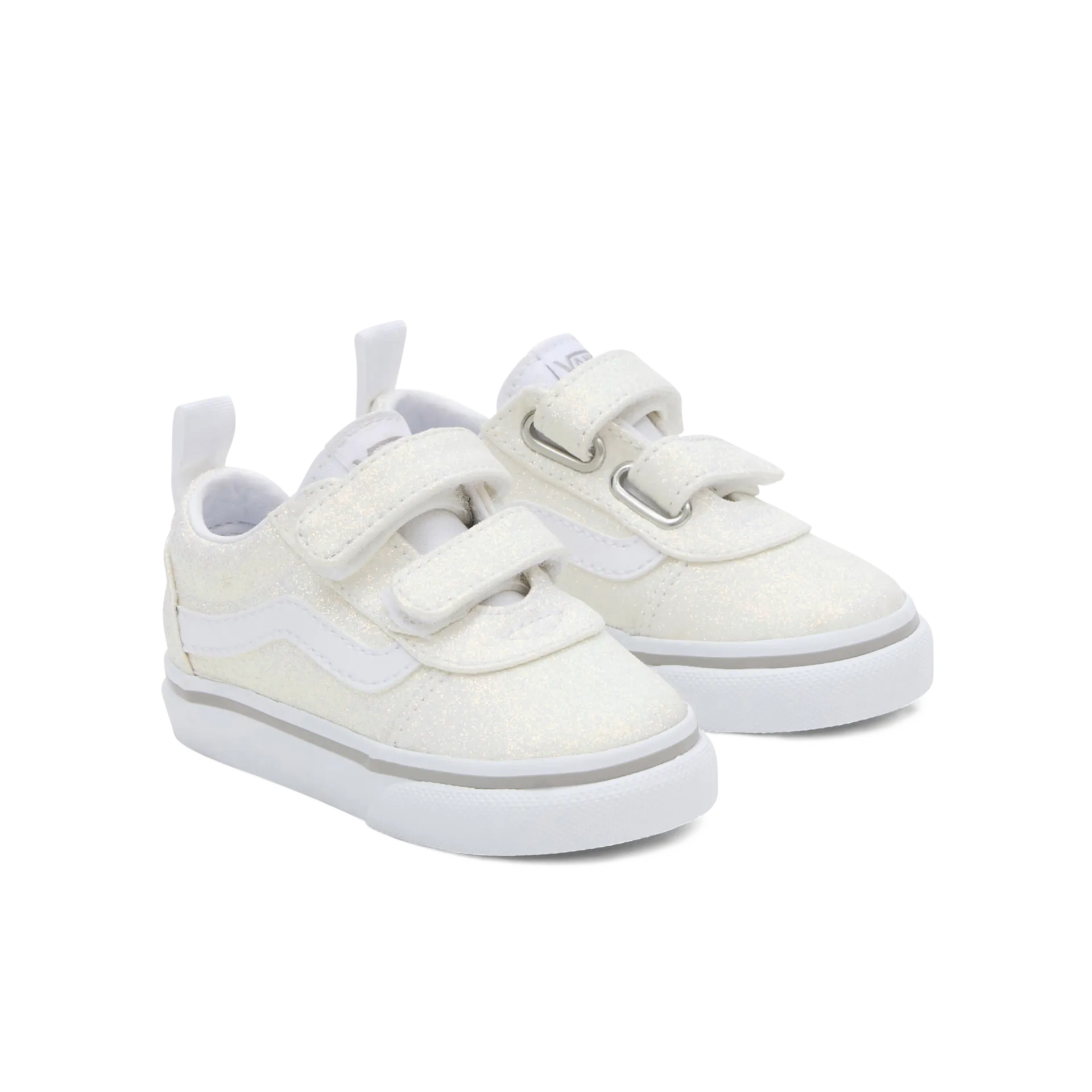 Vans Toddler Ward Shoes Vn0a4btfcjd1 Glitter White