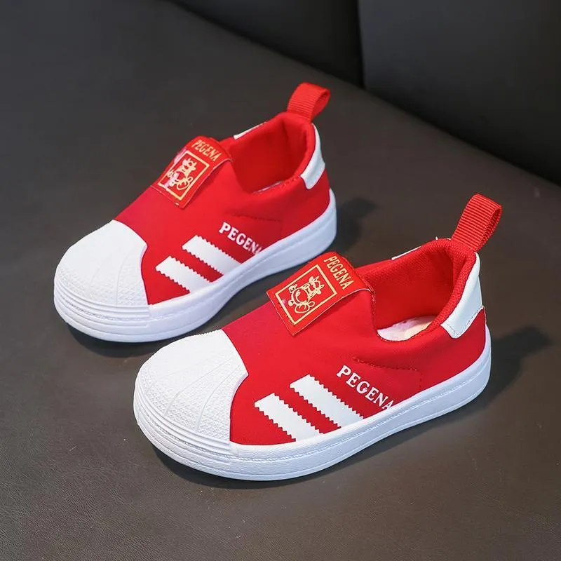wholesale kid clothes Toddler Children's Letter Pattern Canvas Shoes Wholesale