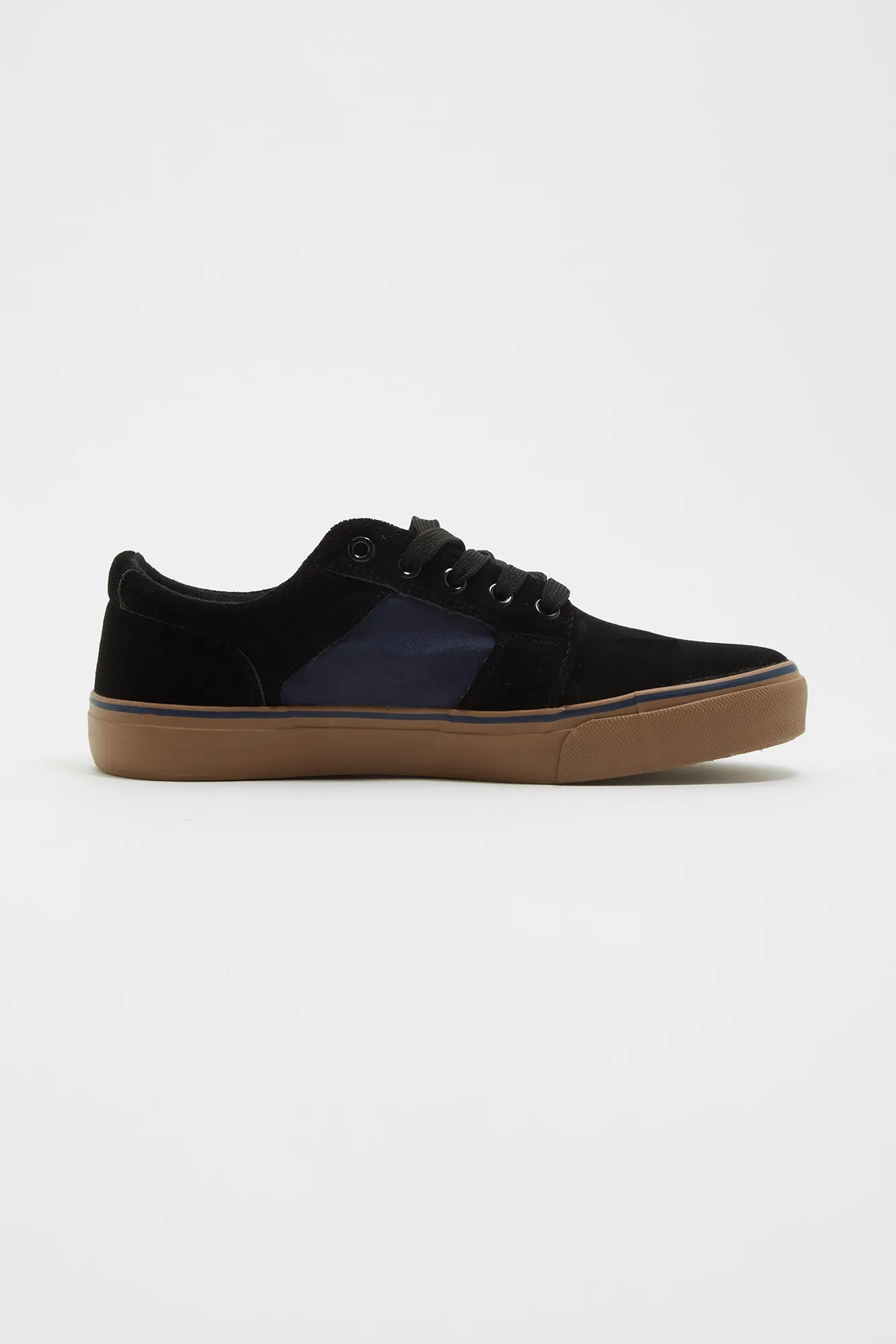 Zoo York Mens Blue and Black Canvas Lace Up Shoes