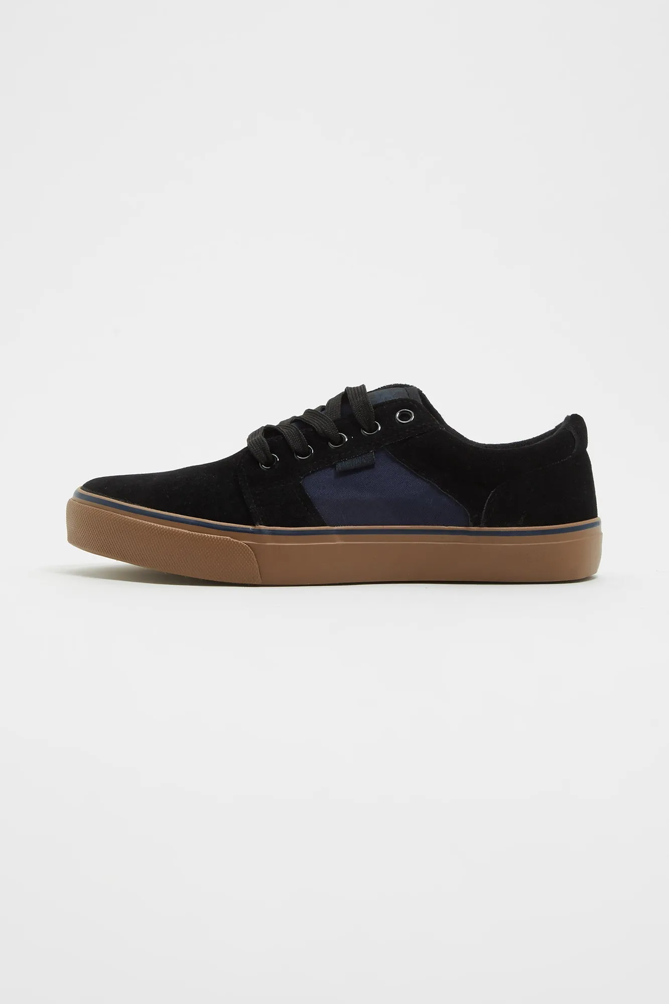 Zoo York Mens Blue and Black Canvas Lace Up Shoes